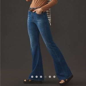 Anthropologie - High rise flare jeans